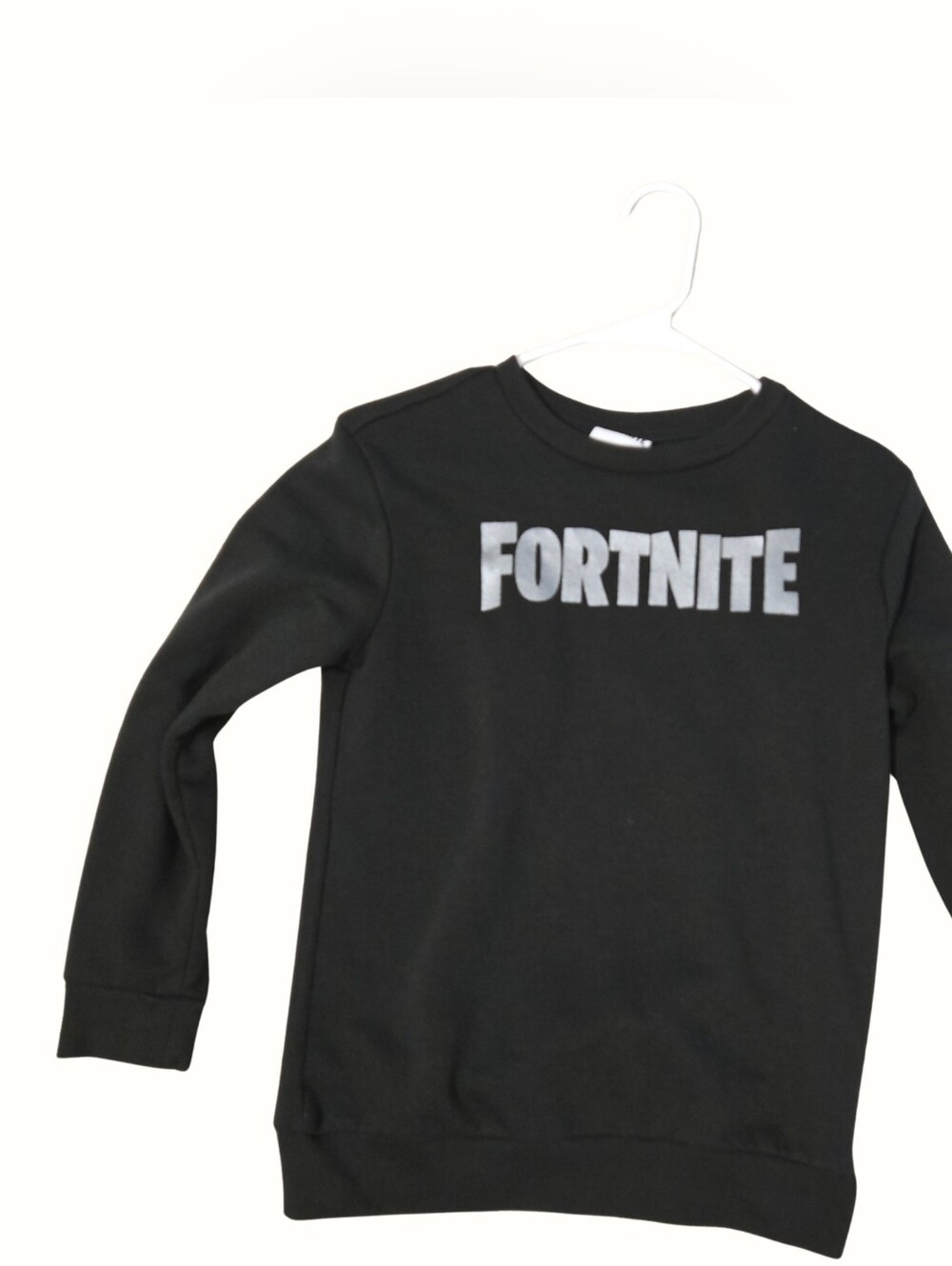 Kids Black Fortnite Sweatshirt